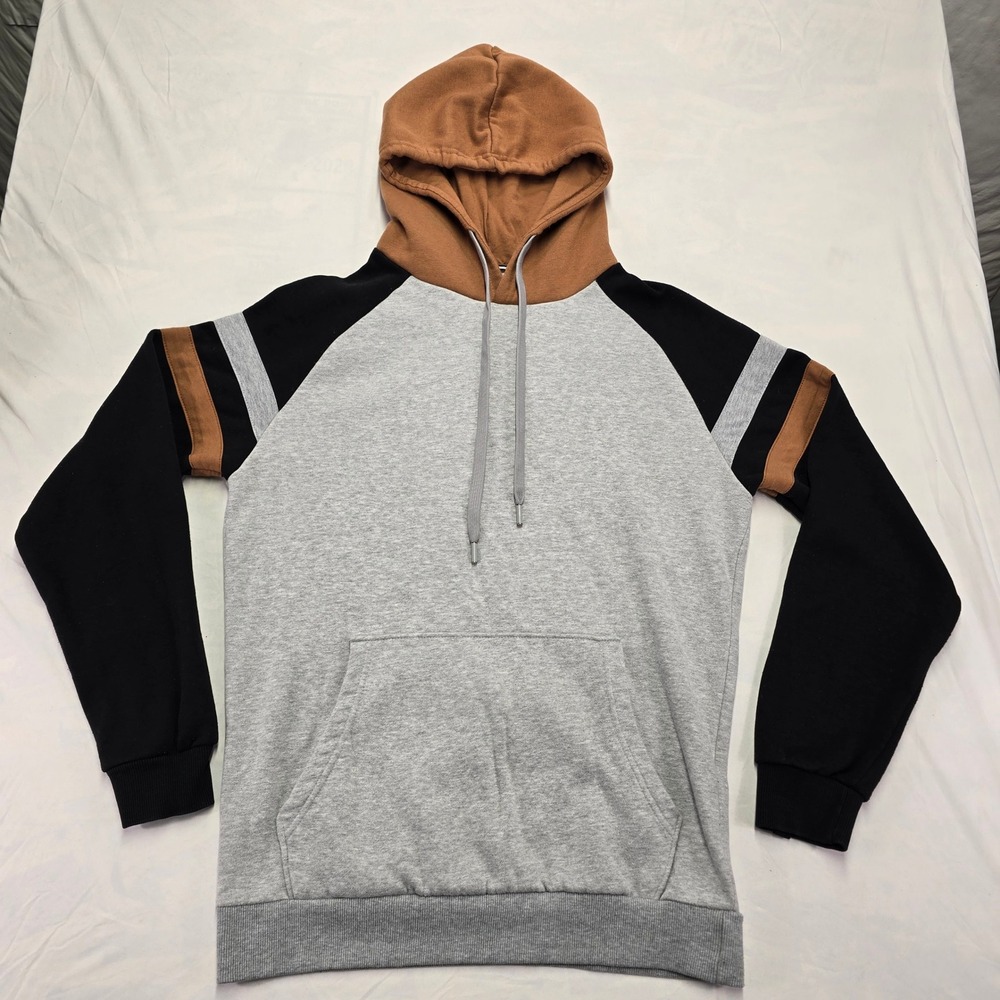 Denim & Flower Ricky Singh Colorblock‎ Hoodie Sweatshirt Mens M